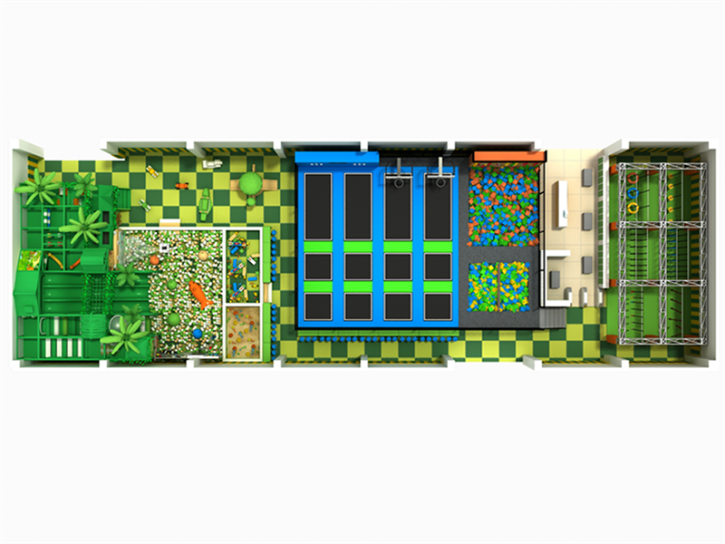 室內(nèi)親子蹦床樂園——快樂專加