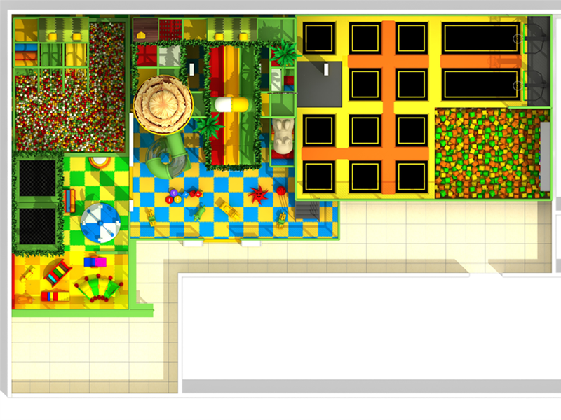 室內(nèi)蹦床樂園——快樂專加