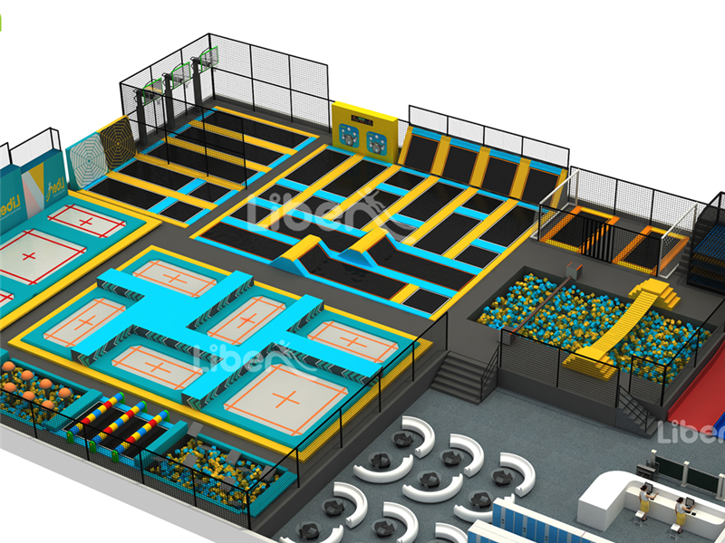 室內(nèi)空間蹦床館——快樂專加