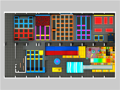 室內(nèi)互動(dòng)蹦床樂園——快樂專加