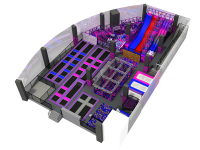 蹦床室內樂園——快樂專加